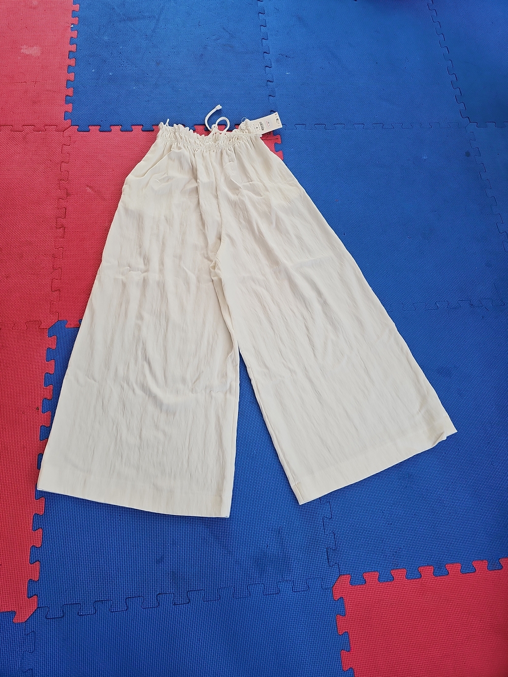 Nwt ZARA Flowy Extra Wide Leg High Waist Pant Size M